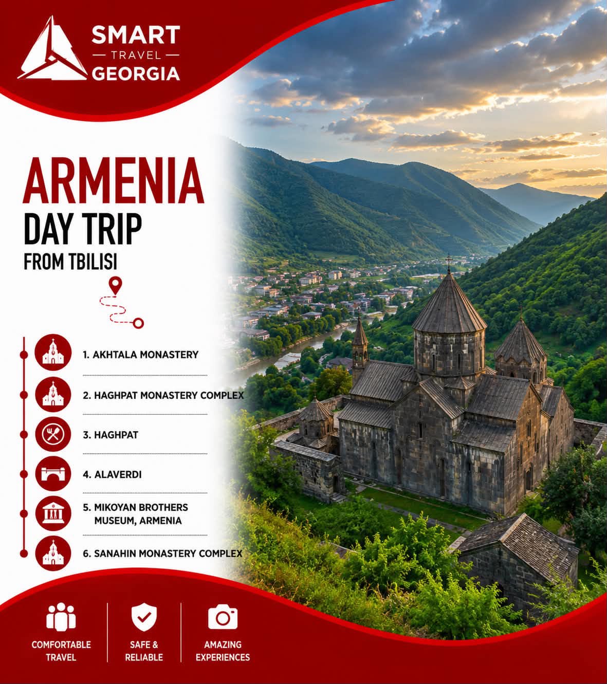 Armenia day trip from Tbilisi poster